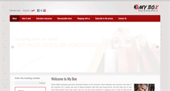 Desktop Screenshot of myboxsa.com
